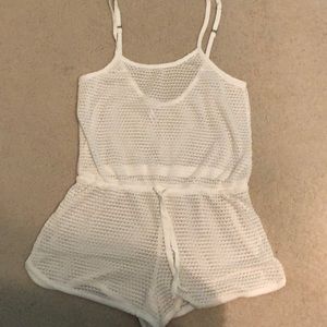 White Swimsuit Coverup